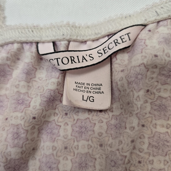 Victoria Secret Sleep Slip Dress Lace Detail Chemise Style Lace Ruffled Hem L - Picture 8 of 12